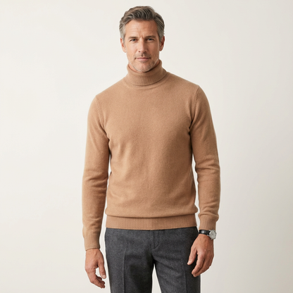 Kyle | Men’s Ribbed Roll-Neck Sweater