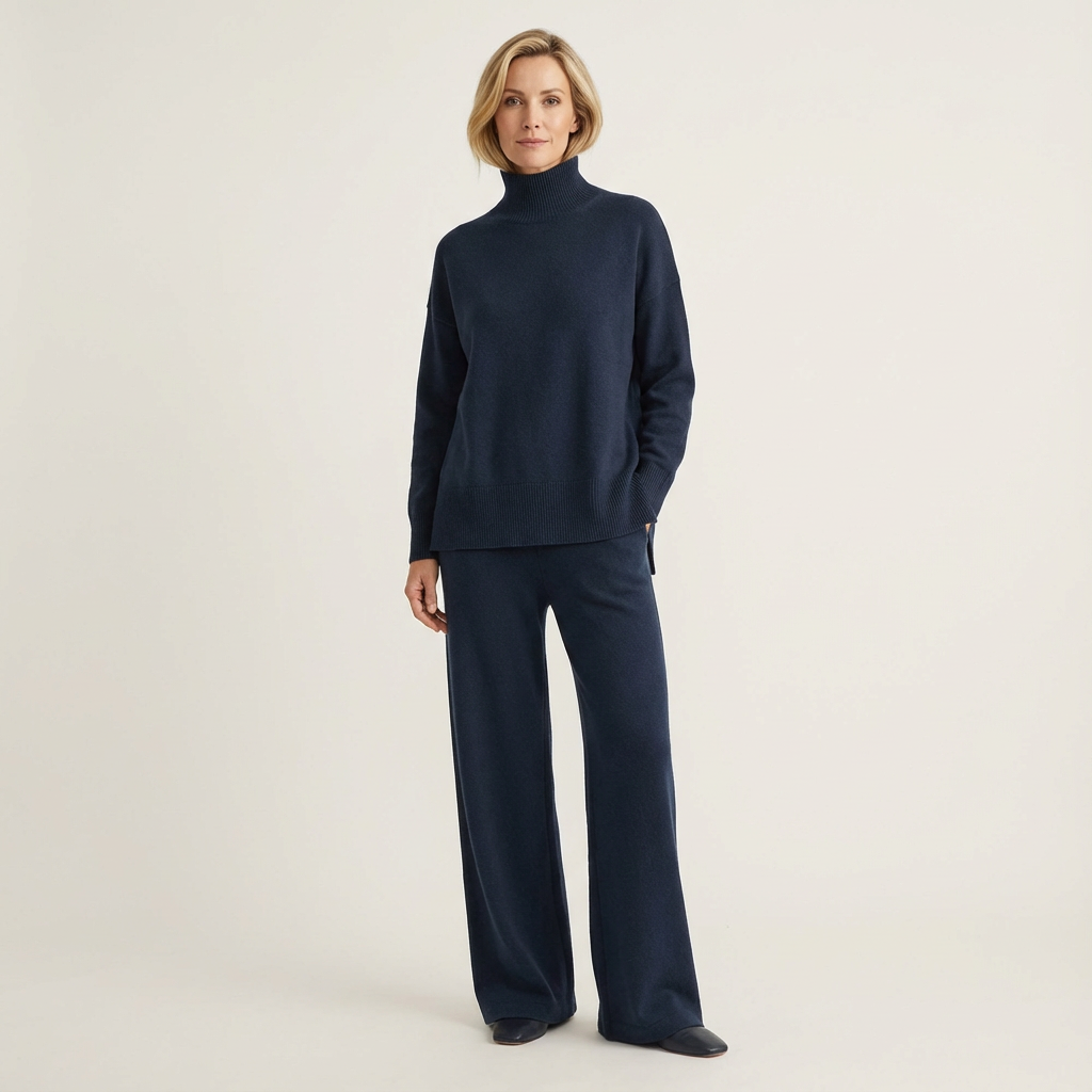 Mary | Casual Travel Stand-Collar Two-Piece Set