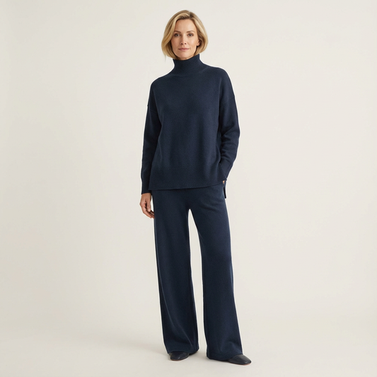 Mary | Casual Travel Stand-Collar Two-Piece Set