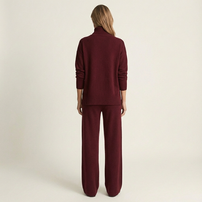 Mary | Casual Travel Stand-Collar Two-Piece Set