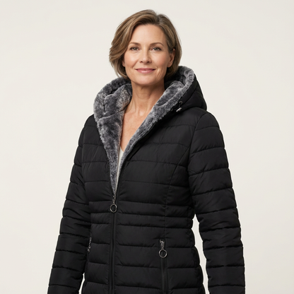 Anna | Insulated Waterproof Hooded Coat