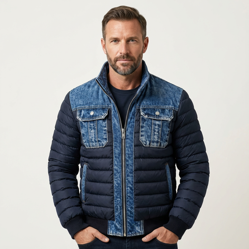 Johnny | Classic Double-Denim Winter Jacket