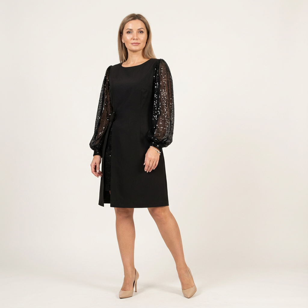 Melanie | Elegant Patchwork Dress