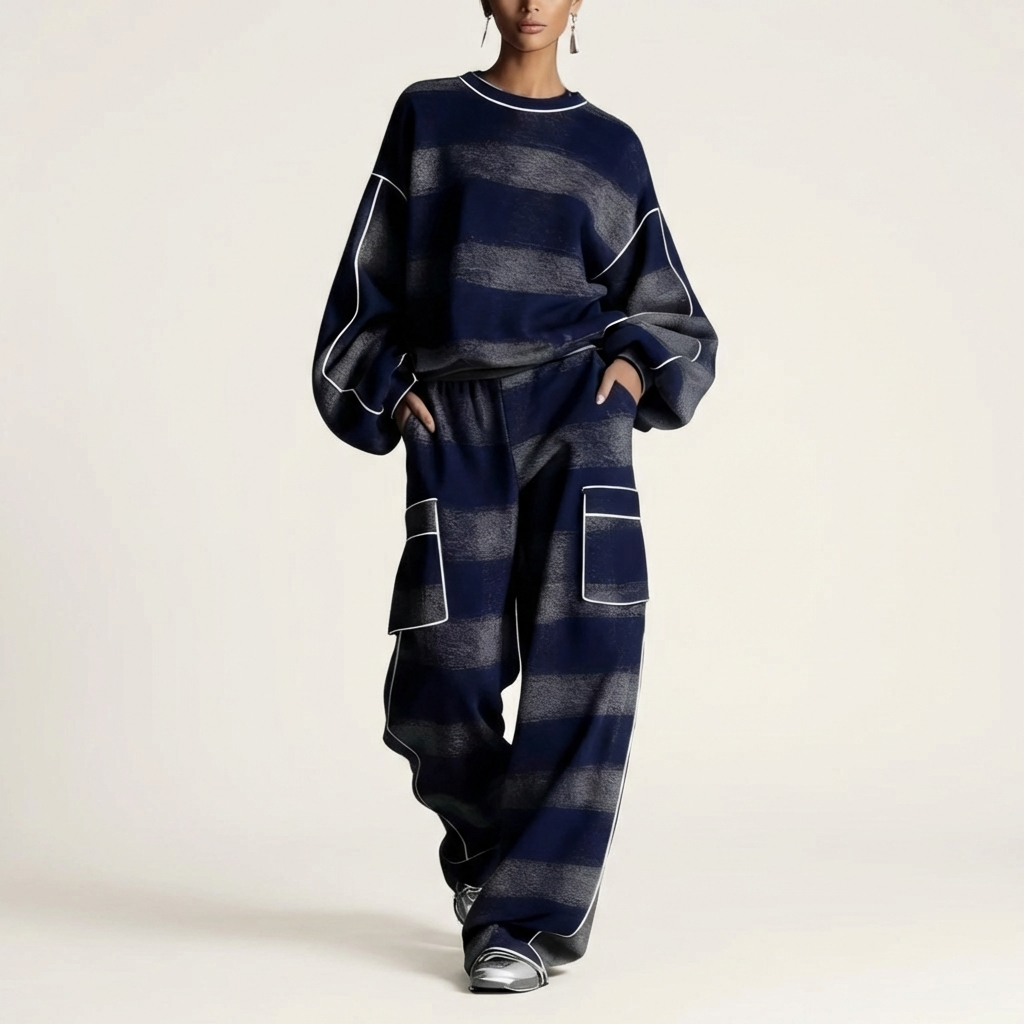 Gina | Graphic Comfort Two-Piece Set