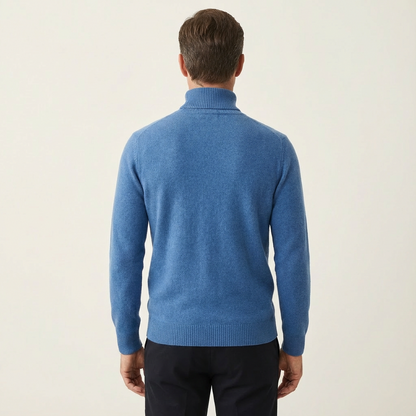 Kyle | Men’s Ribbed Roll-Neck Sweater