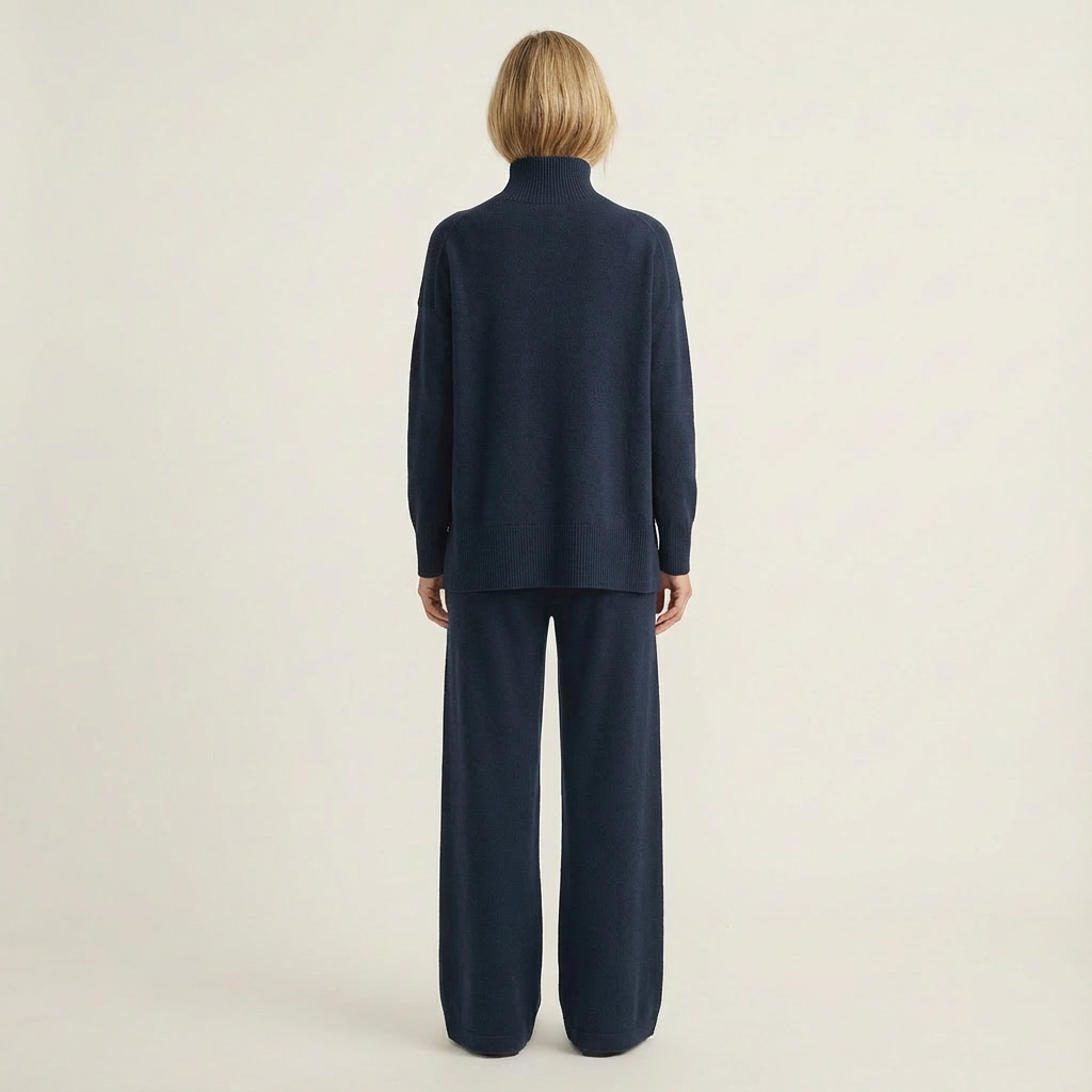 Mary | Casual Travel Stand-Collar Two-Piece Set