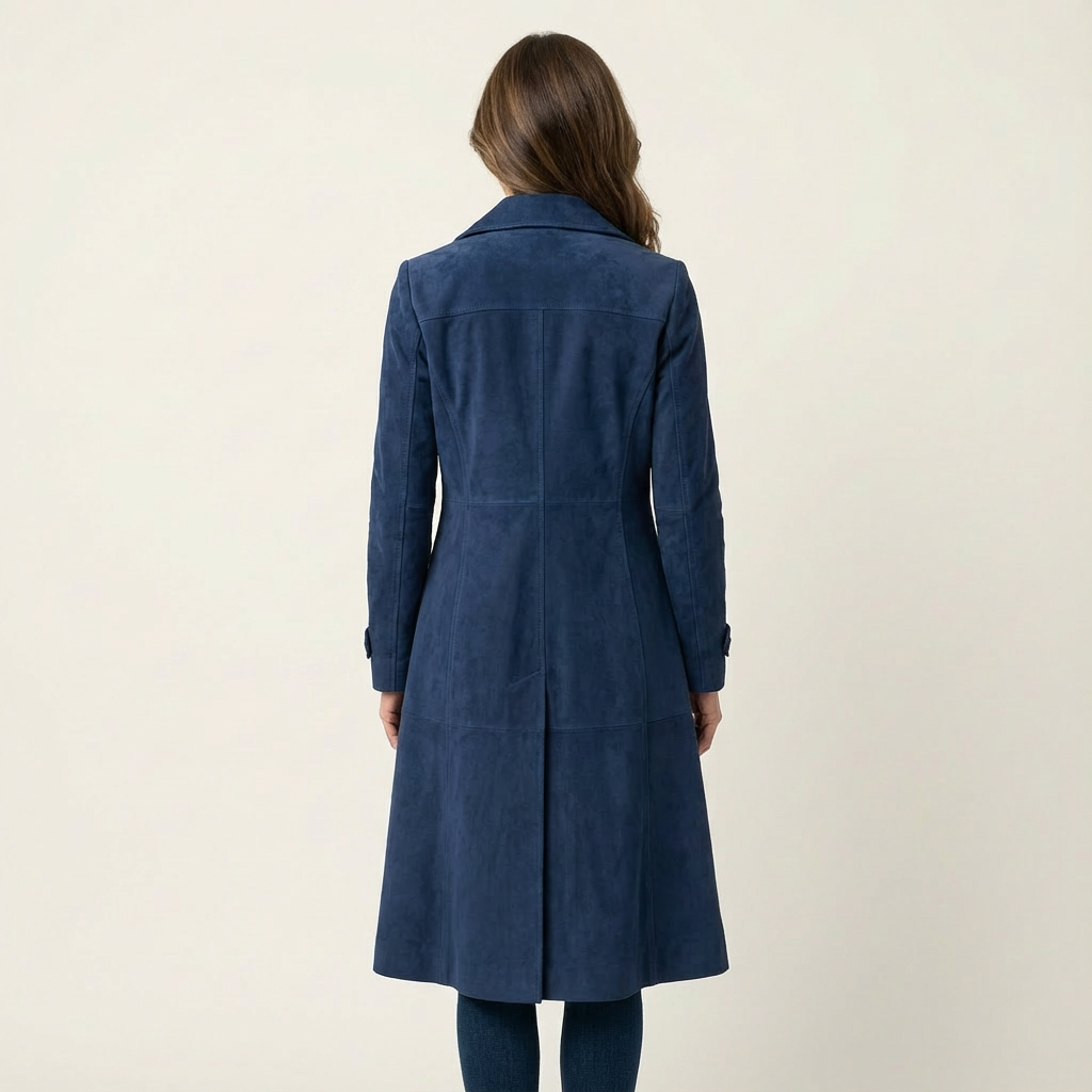 Natalie | Suede-Textured Elegant Coat