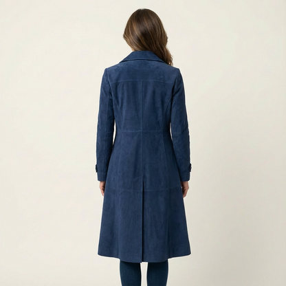 Natalie | Suede-Textured Elegant Coat