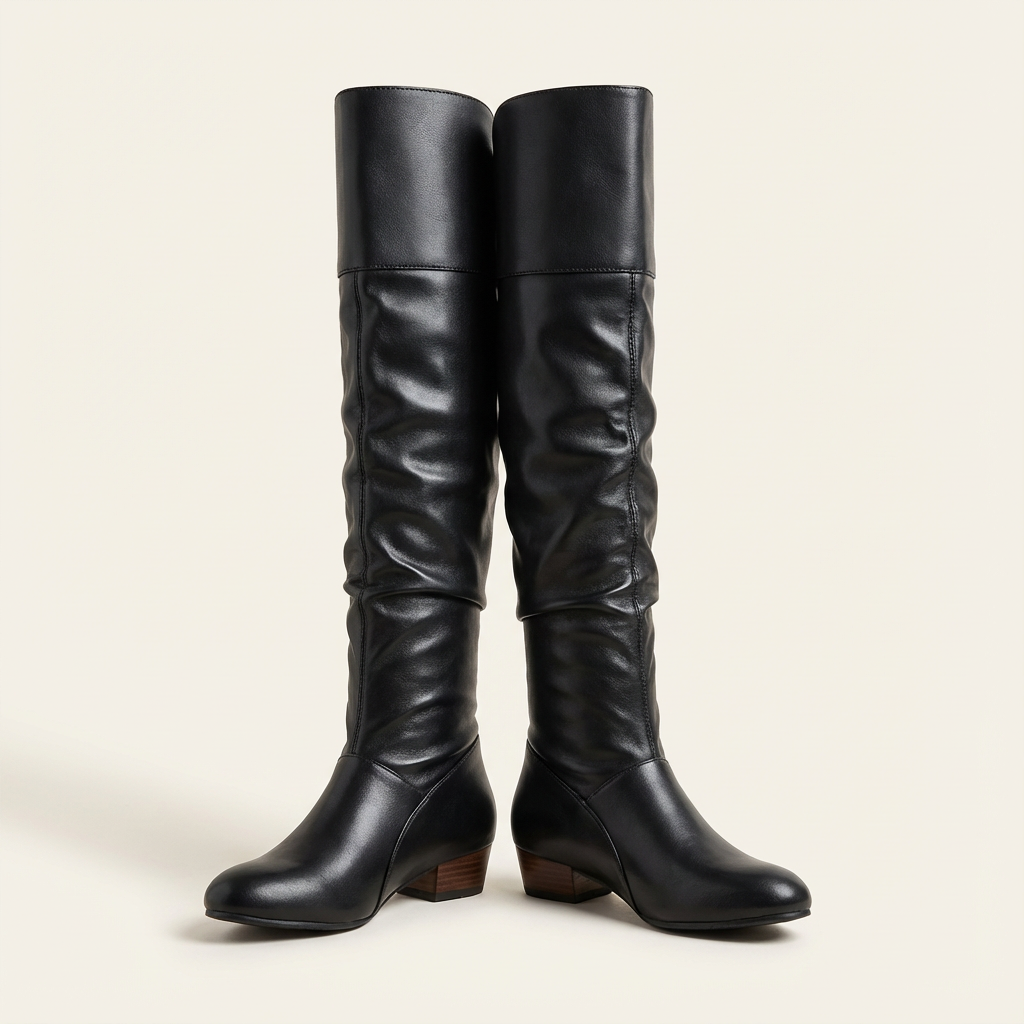 Viola | Vionne Slouch Leather Boots