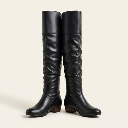 Viola | Vionne Slouch Leather Boots