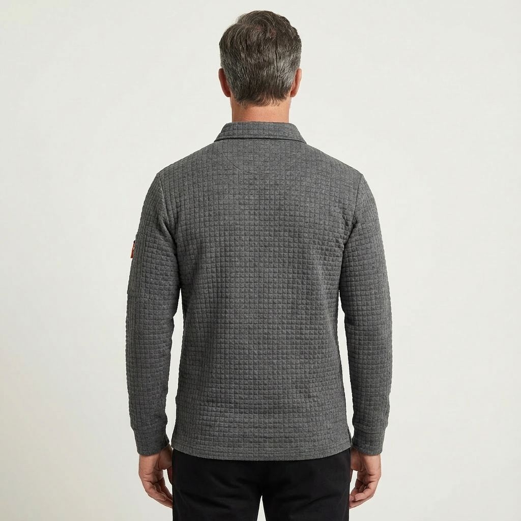 Robert | Luxe Textured Performance Polo