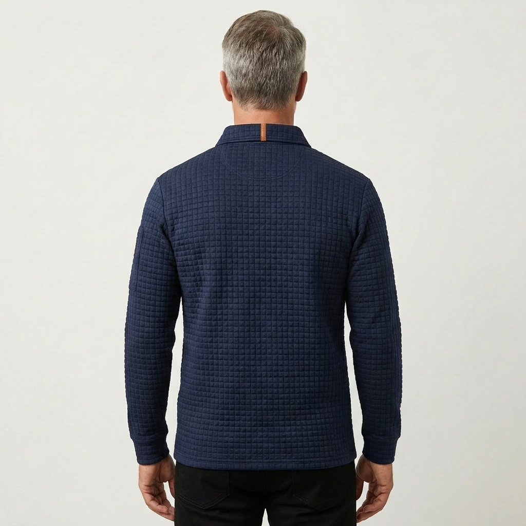 Robert | Luxe Textured Performance Polo
