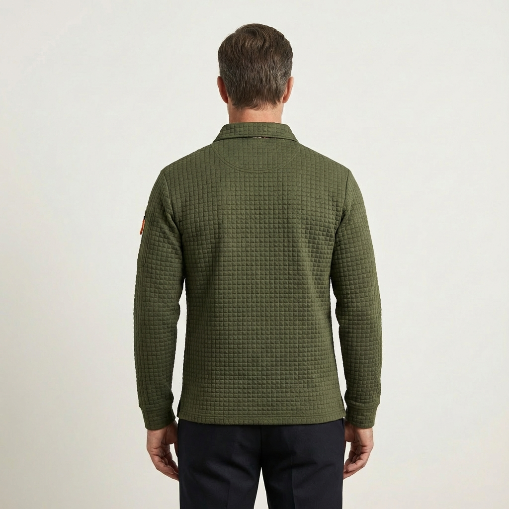 Robert | Luxe Textured Performance Polo