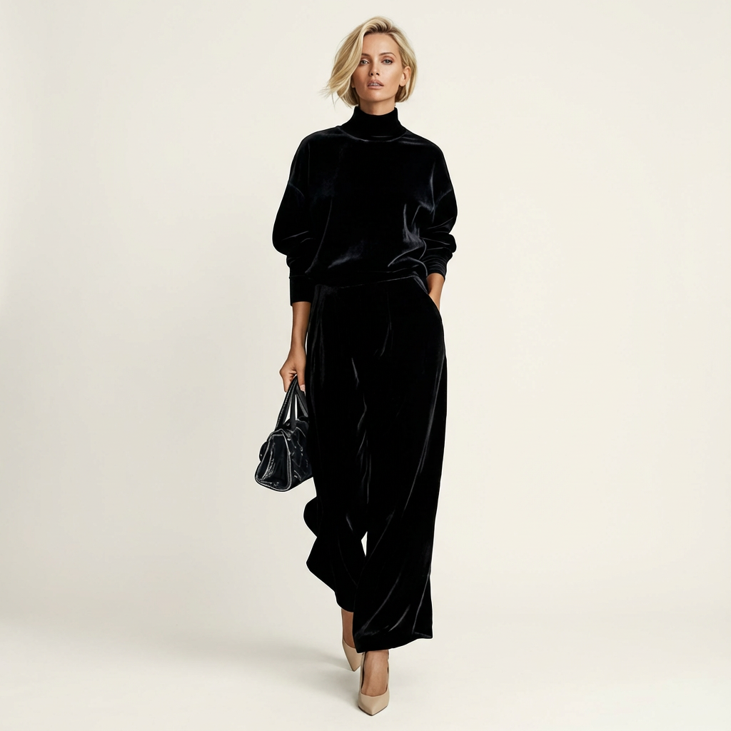 Janice | Velour Warm-Up Set