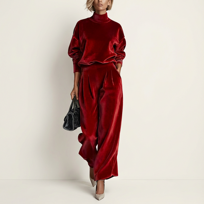 Janice | Velour Warm-Up Set