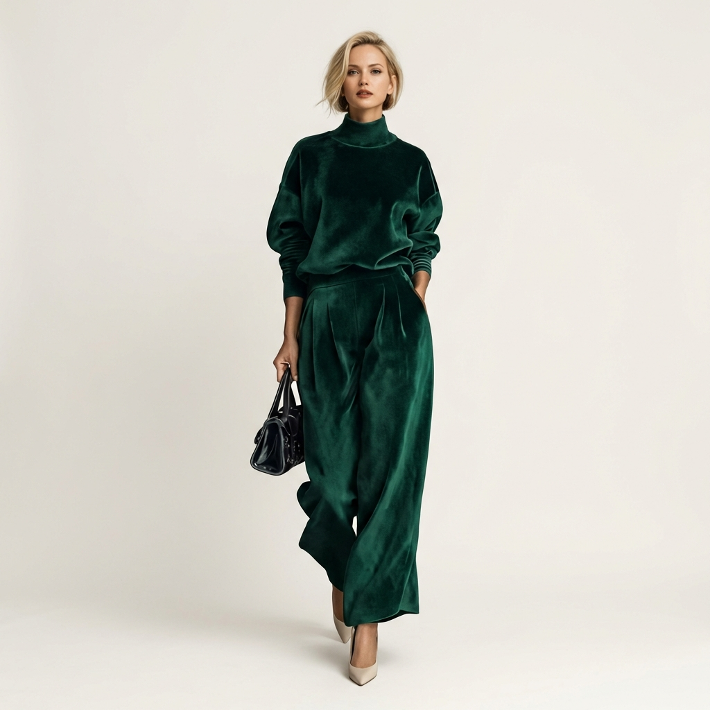 Janice | Velour Warm-Up Set