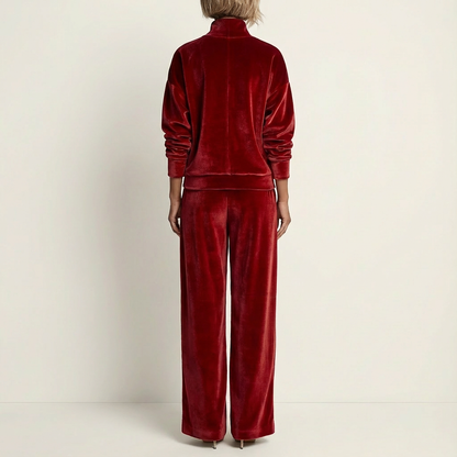 Janice | Velour Warm-Up Set