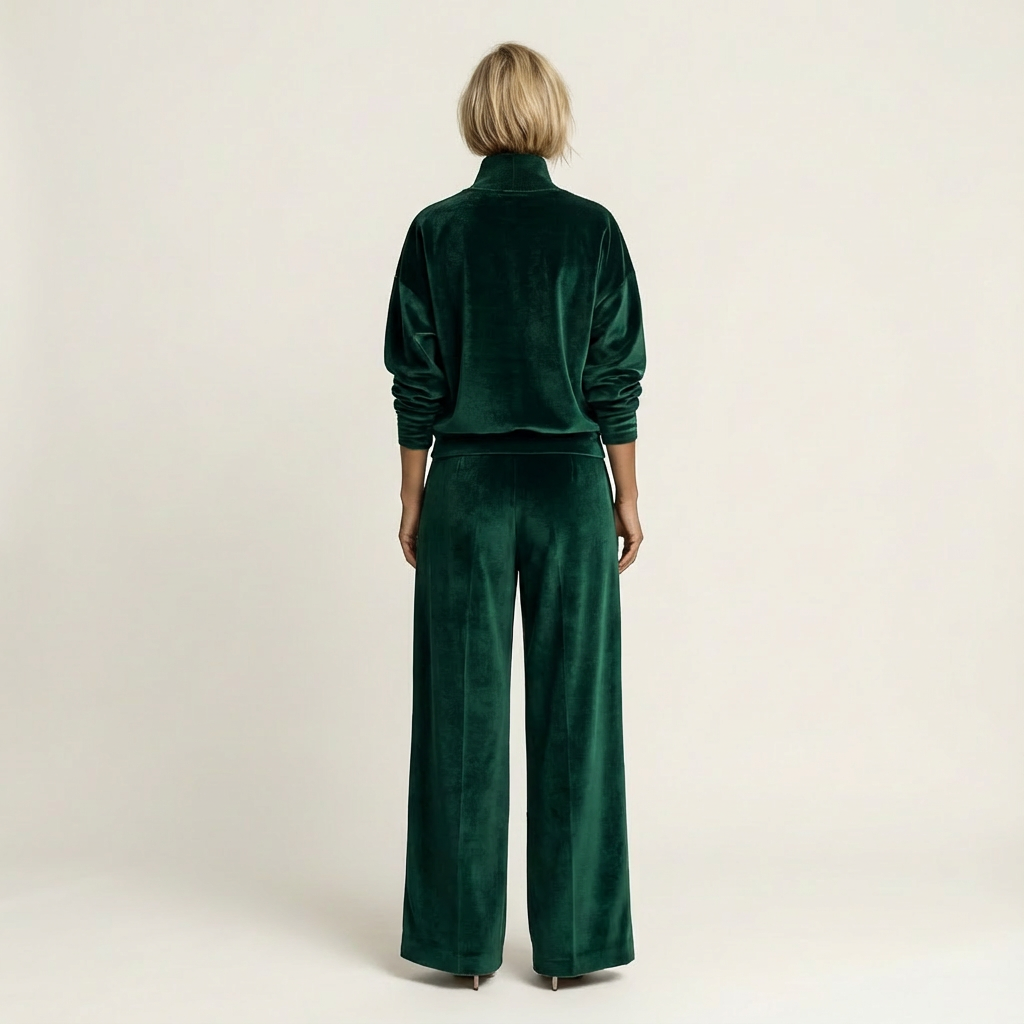 Janice | Velour Warm-Up Set
