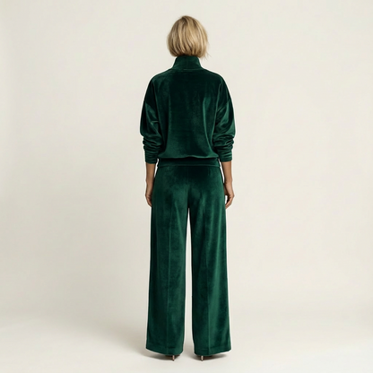 Janice | Velour Warm-Up Set