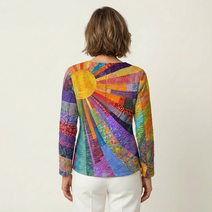 Sandra | Colorful Vintage Long-Sleeve Tee