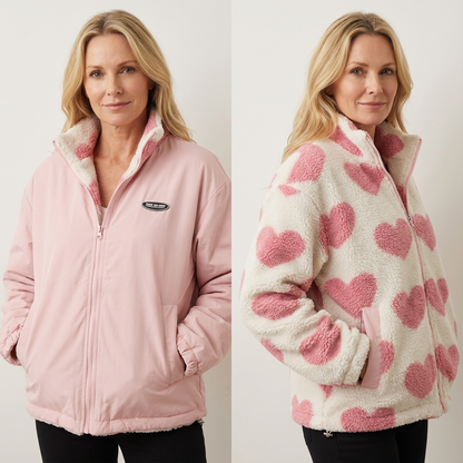 Lucy | Reversible Heart-Detail Jacket