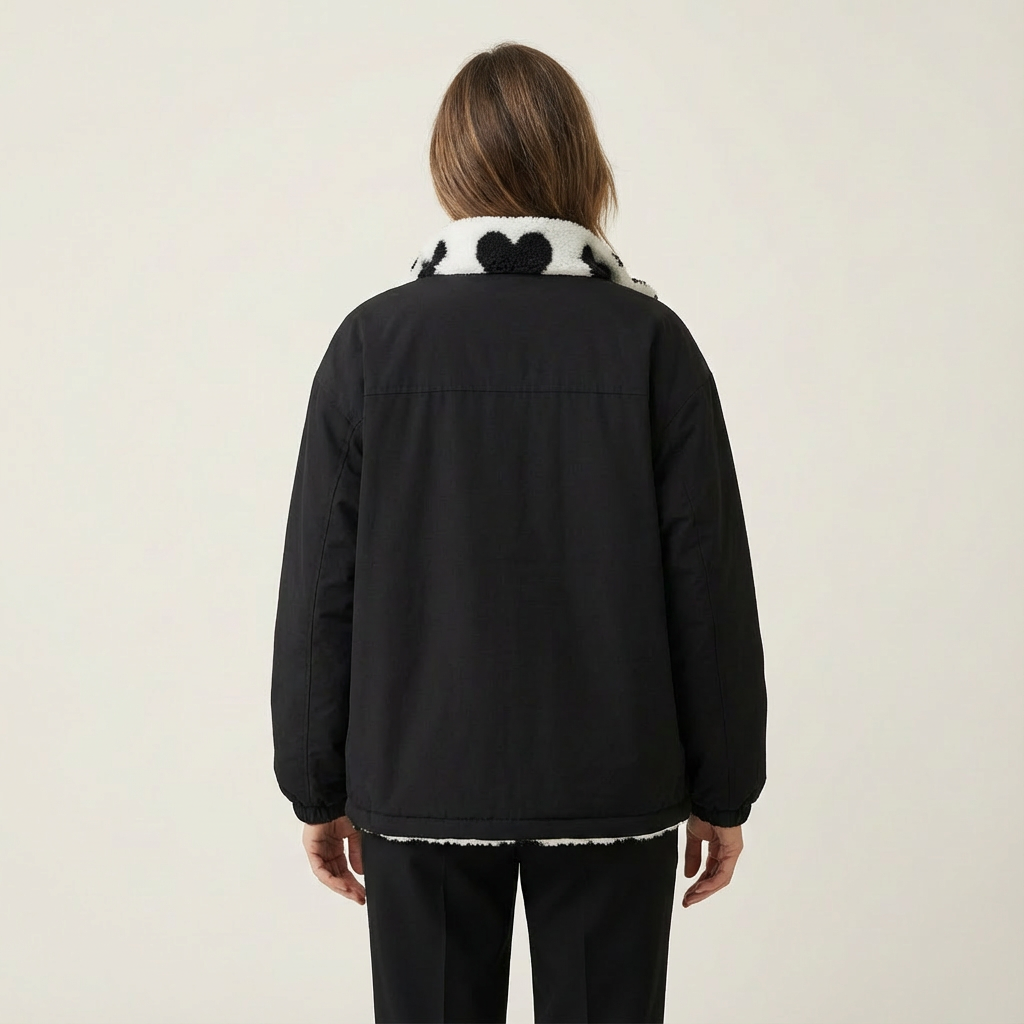 Lucy | Reversible Heart-Detail Jacket