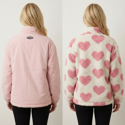 Lucy | Reversible Heart-Detail Jacket