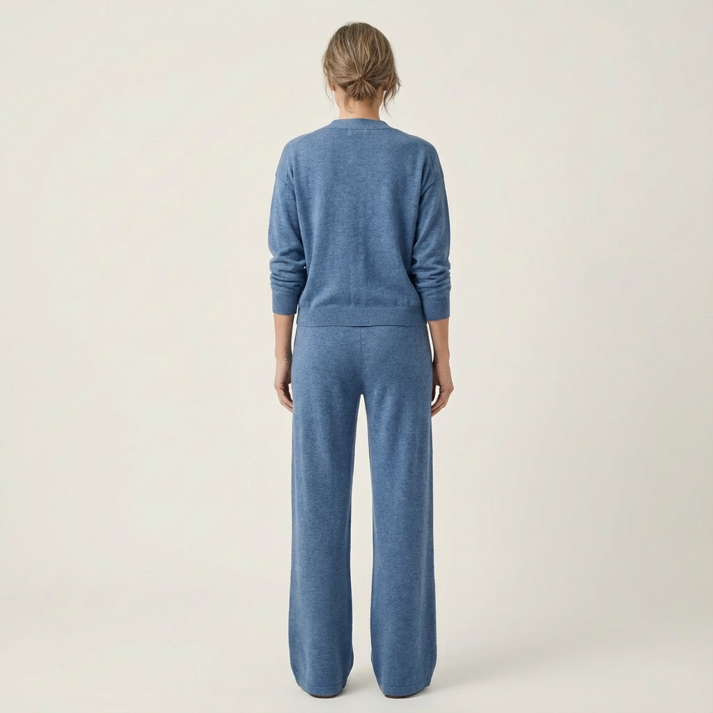 Sherryl | Knit Two-Piece Set with Cardigan & Pants