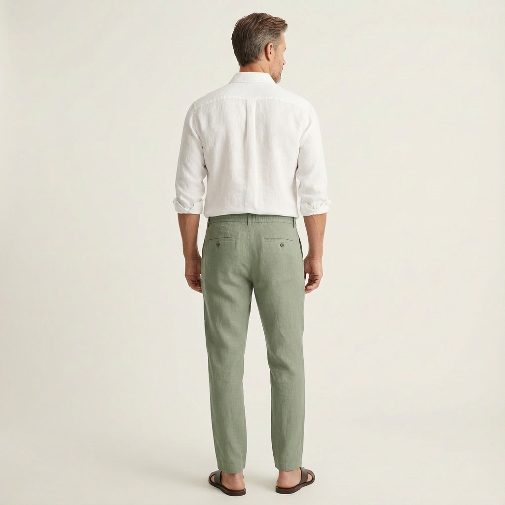 Tony | Wide-Leg Linen Pants