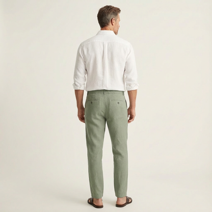 Tony | Wide-Leg Linen Pants