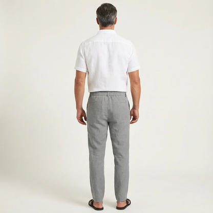 Tony | Wide-Leg Linen Pants