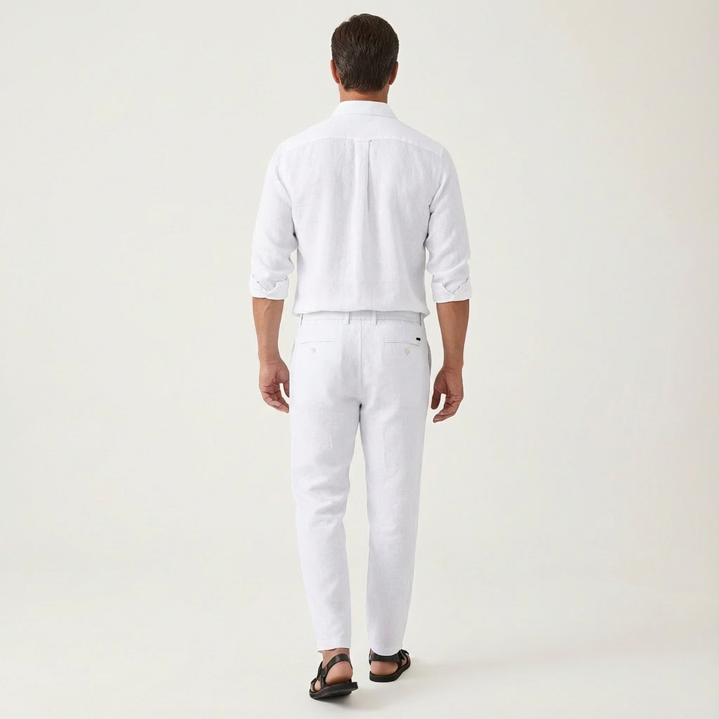 Tony | Wide-Leg Linen Pants