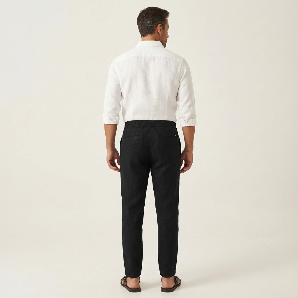 Tony | Wide-Leg Linen Pants