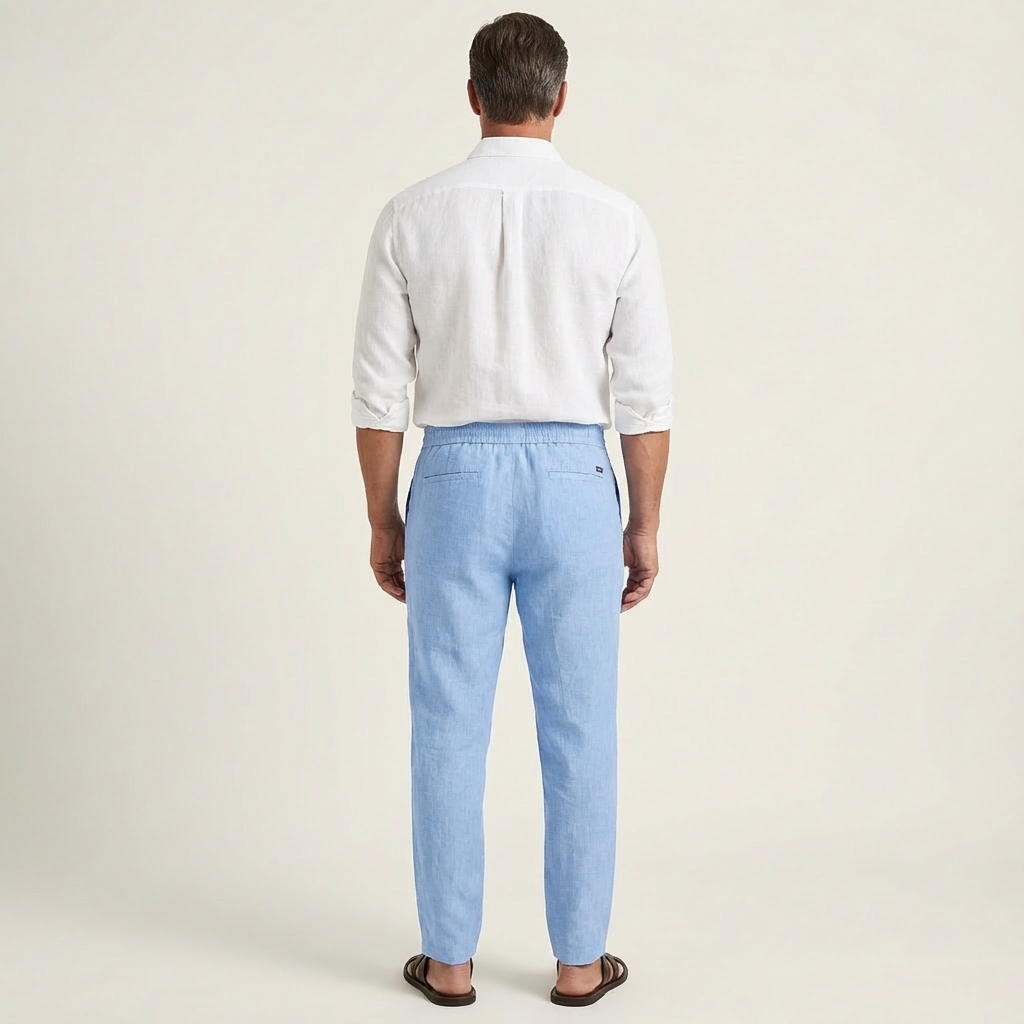 Tony | Wide-Leg Linen Pants