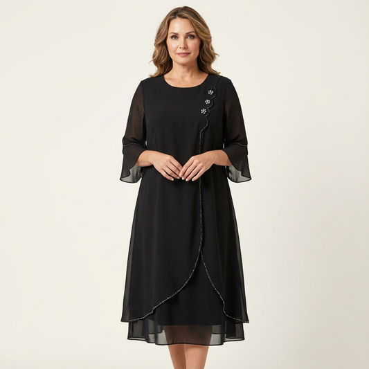 Melina | Flowing Chiffon Dress
