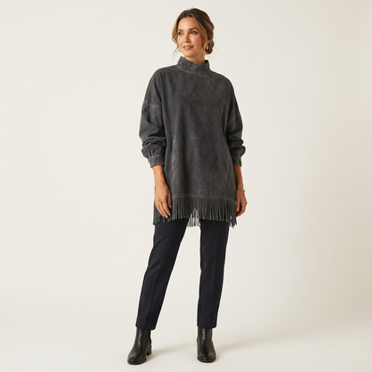 Stella | Suede Turtleneck Dress