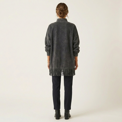 Stella | Suede Turtleneck Dress