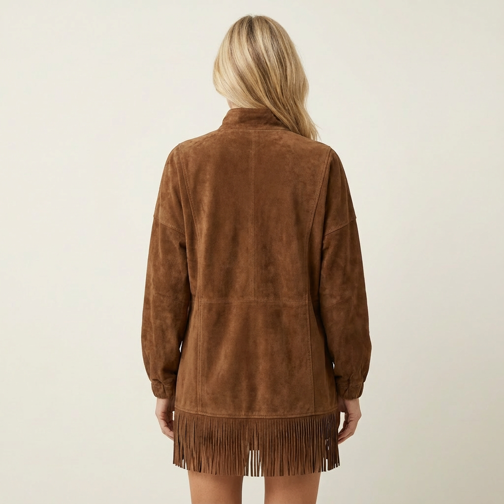 Stella | Suede Turtleneck Dress