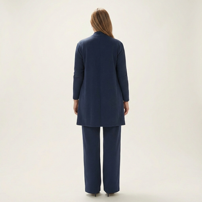 Maria | Elegant 3-Piece Set with Long Cardigan, Top & Pants