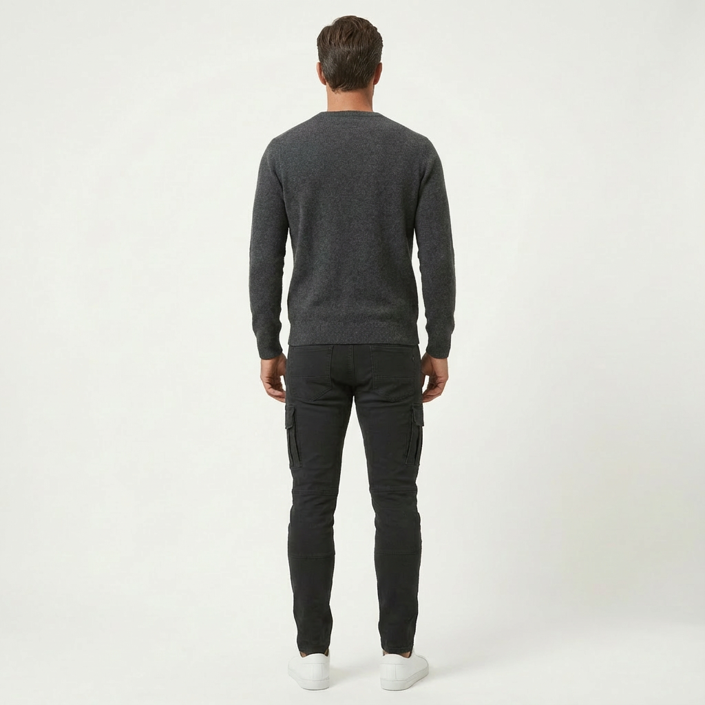 Brad | Stretch Navy Cargo Pants