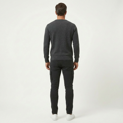 Brad | Stretch Navy Cargo Pants