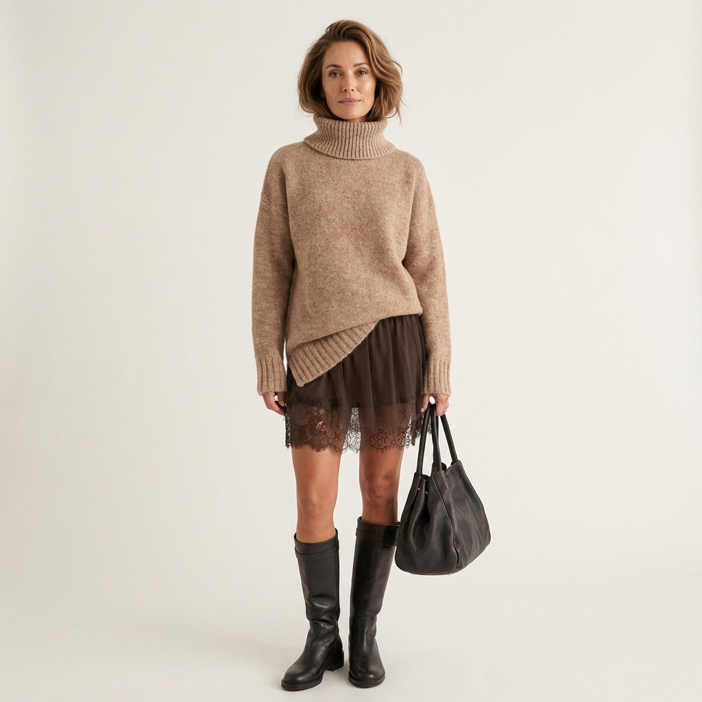 Aliyah | Knit Sweater & Slip Dress Set