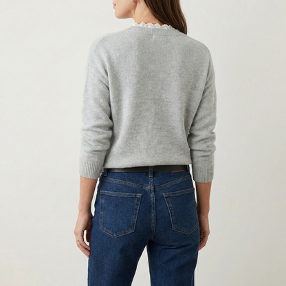 Marina | Elegant V-Neck Knit