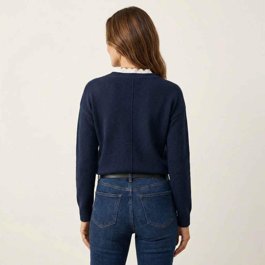 Marina | Elegant V-Neck Knit