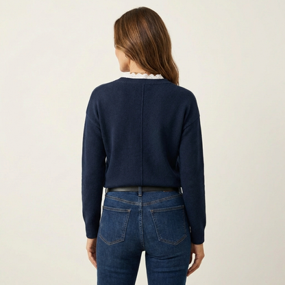 Marina | Elegant V-Neck Knit