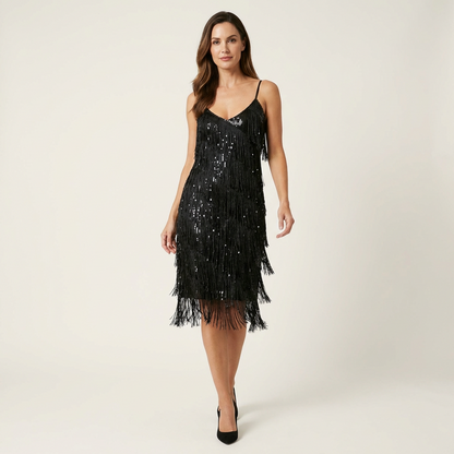 Rachel | Elegant Evening Dress with Straps