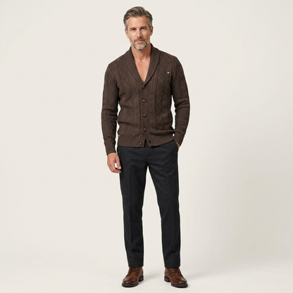 Tommy | Cable-Knit Cardigan