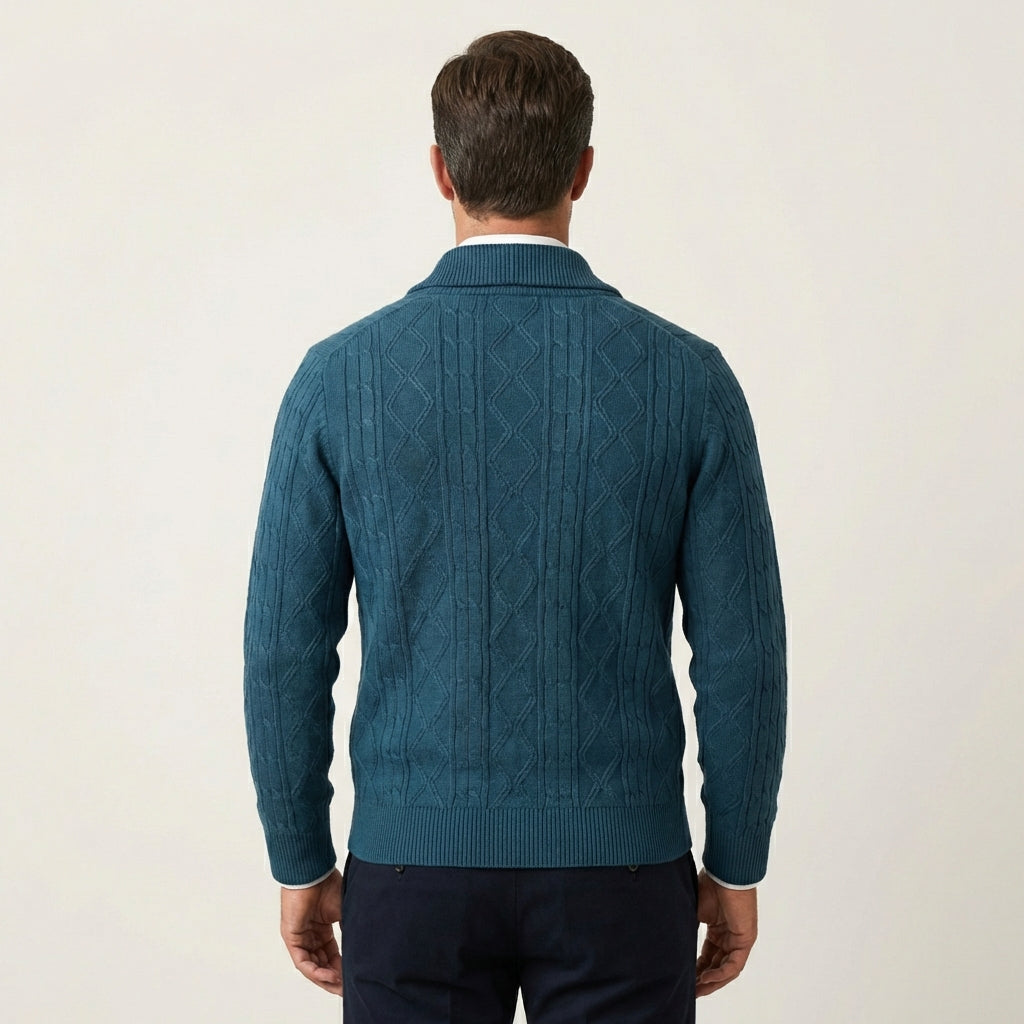 Tommy | Cable-Knit Cardigan
