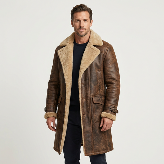 Brandon | Vintage Leather Coat