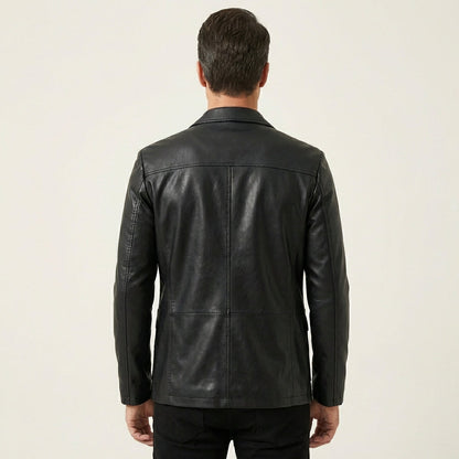 Donny | Leather Blazer Jacket